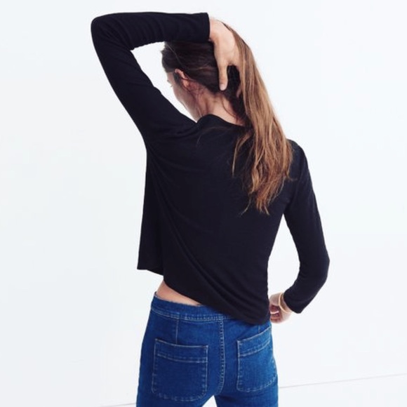 ❌SOLD❌ Madewell Knit Button-Down Top - Picture 3 of 5